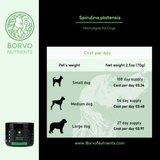 Spirulina platensis for Dogs - Borvo Nutrients