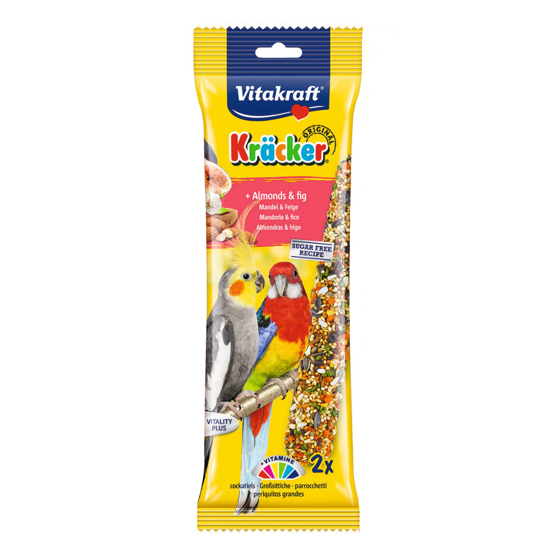 Vitakraft Cockatiel & Parrot Almonds & Fig Sticks