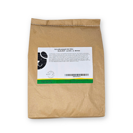 Bag of DARF Cold Pressed Mini for Small dogs.