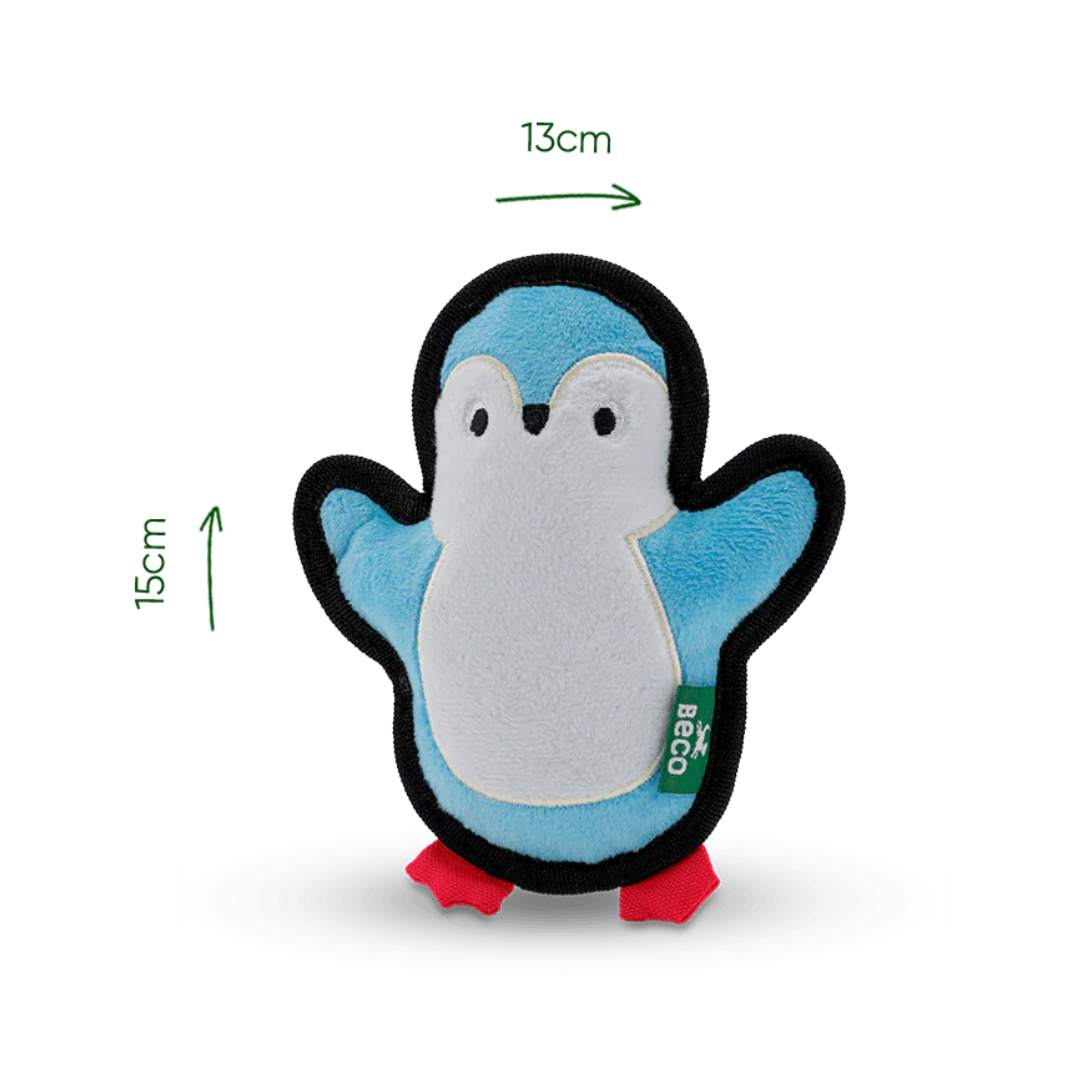 Size guide of Peggy the Penguin - 13cm x 15cm