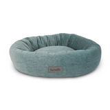 Teal Scruffs Oslo donut pet bed.