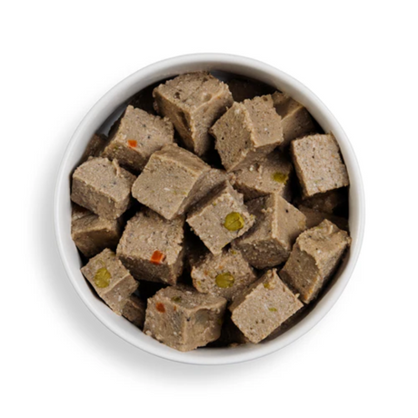 Bowl of cubed Forthglade Grain Free Salmon Wet Dog Food