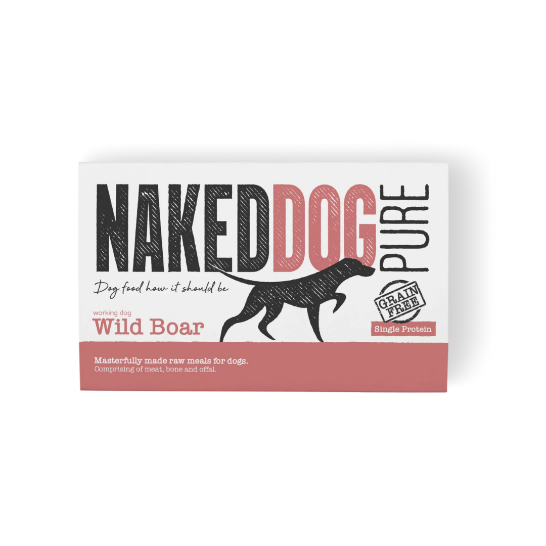 Naked Dog Raw Pure Wild Boar 1kg Fetch Your Pet Needs