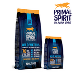 12kg and 1kg bags of Primal Spirit Wild Waters Cold Pressed