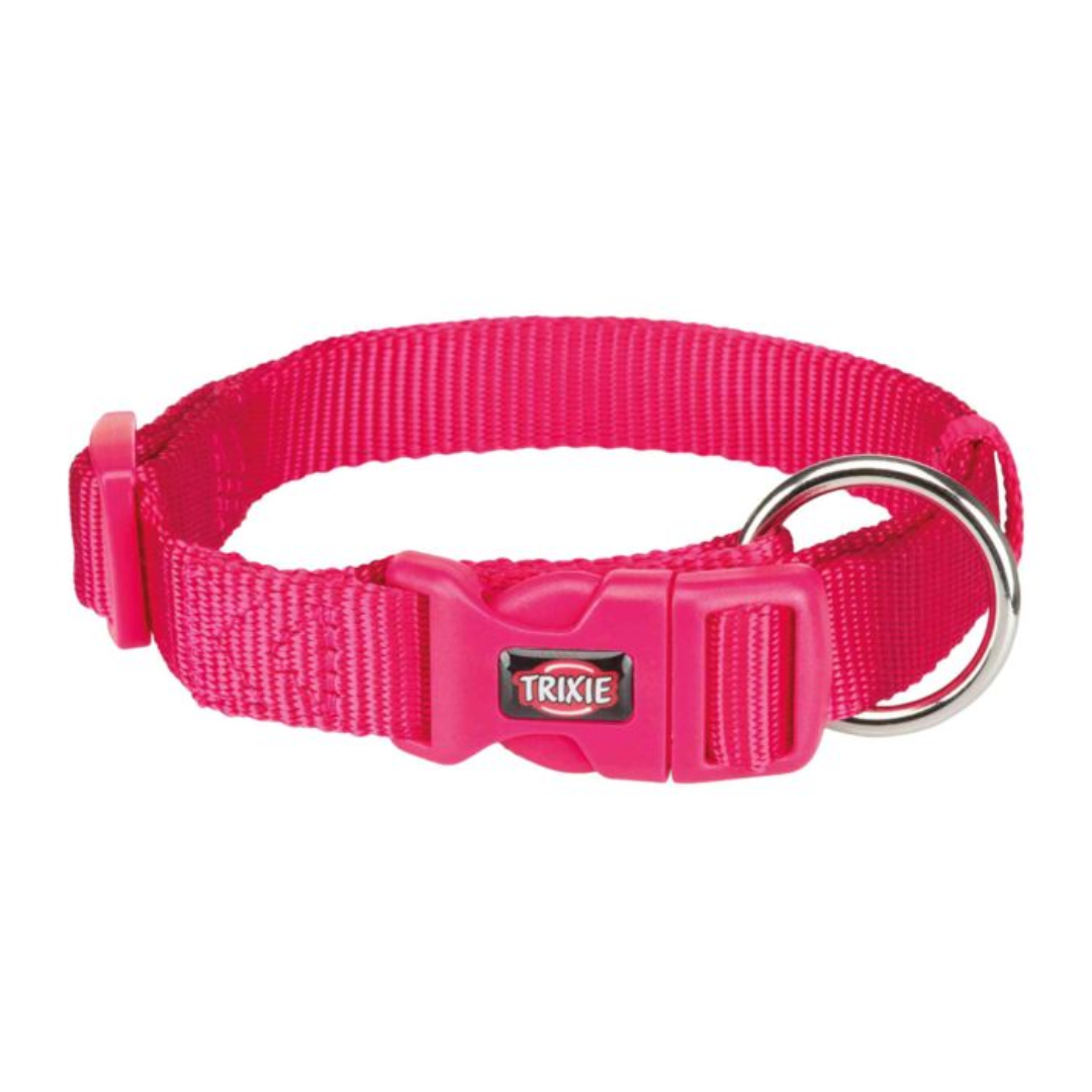 M-L Fuchsia Trixie Premium Dog Collar