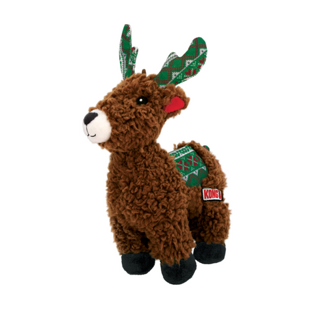 Kong Holiday Sherps Reindeer Dog Toy