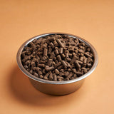 Venison and Goose wild cold pressed dog food.