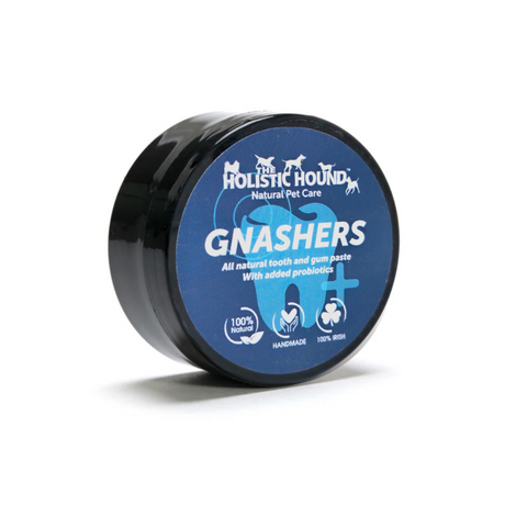 40g Tub of Holistic Hound Gnashers Gum and Toothpaste for dogs