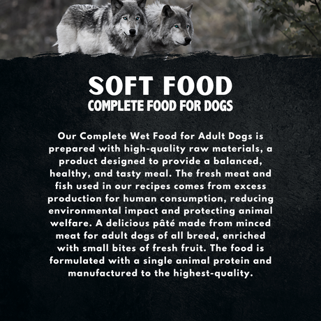 Soft Complete food for dogs.