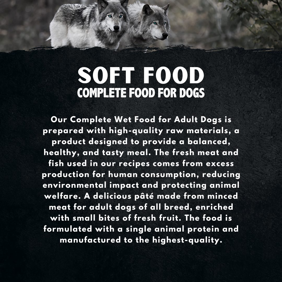 Soft Complete Food for dogs.