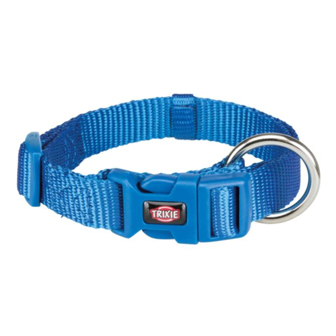 S-M Royal Blue Trixie Premium Dog Collar