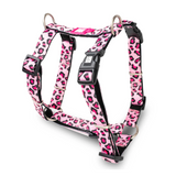 Max and Molly Pink Leopard Dog Harness