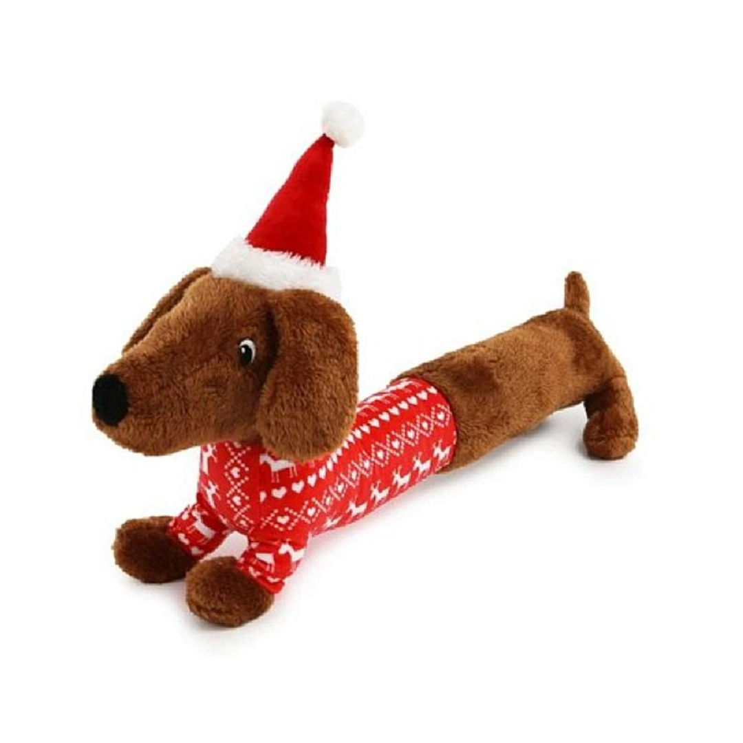 Ancol Dachshund Through The Snow Dog Toy