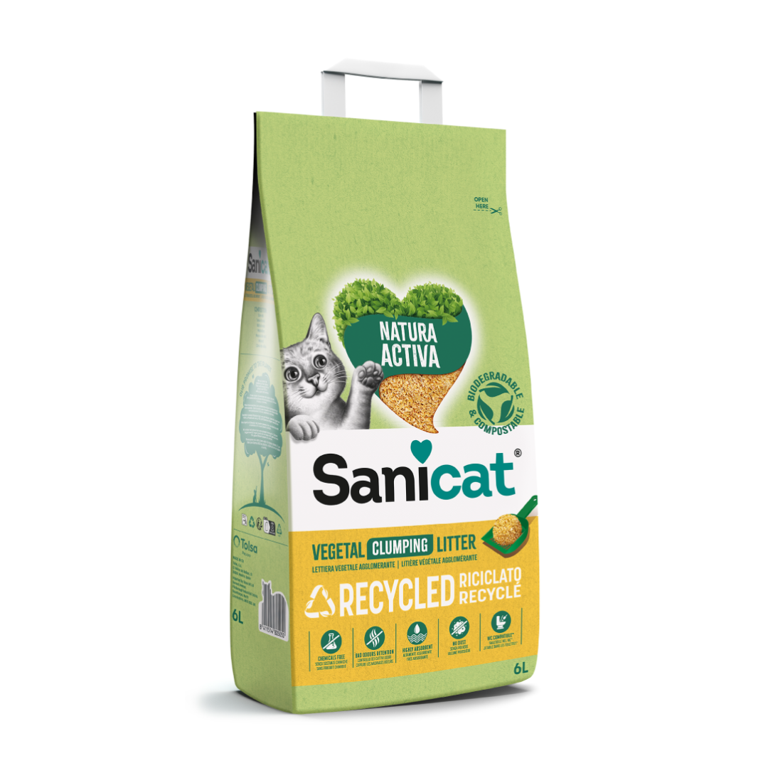 Sanicat Recycled Vegetal Clumping Litter