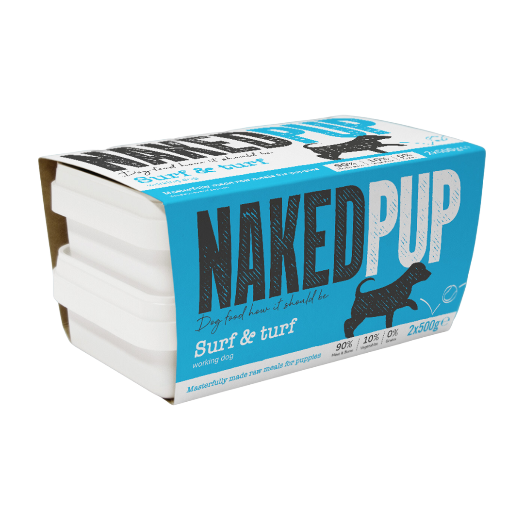 Naked Pup Surf N Turf