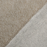 Up close of the two fabrics use on the pearl grey Scruffs Harvard Memory Foam Mattress