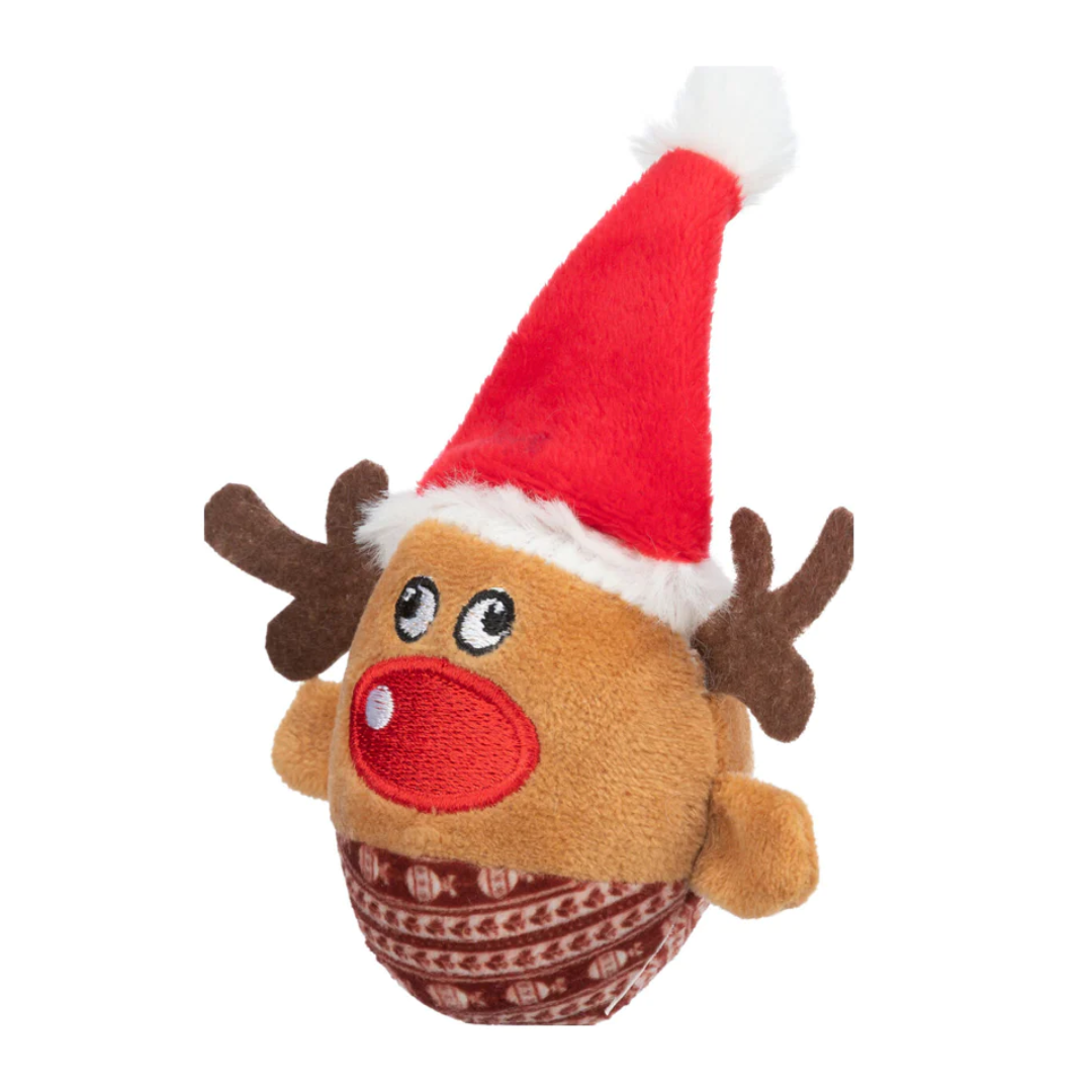 Trixie Christmas Rattle Reindeer Ball