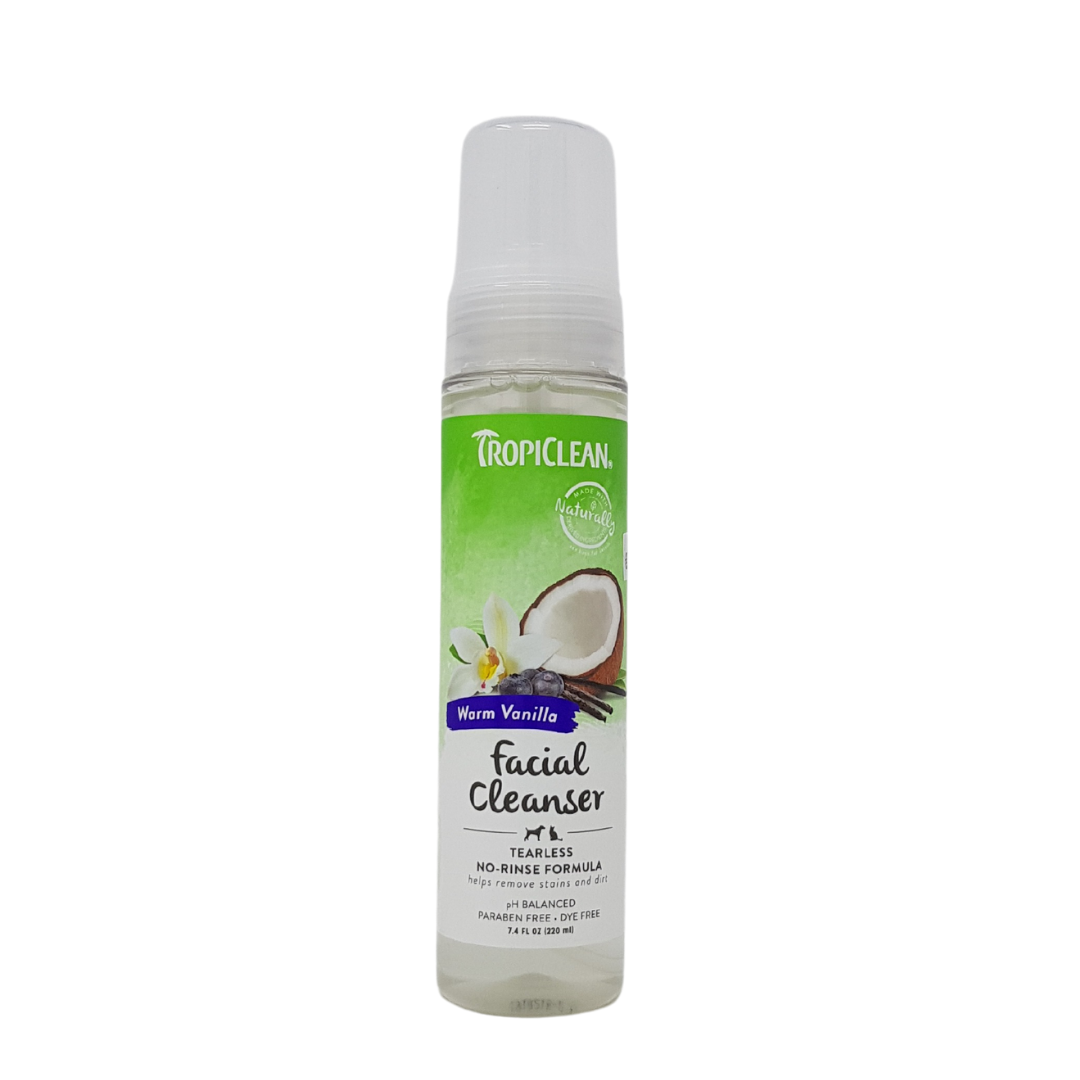 Tropiclean Waterless Facial Cleanser for Pets