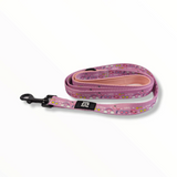 Zelda and Harley Pink Pawer Dog Lead