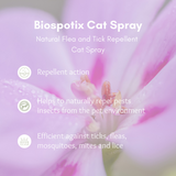 Biospotix Natural Flea and Tick repellent cat spray.