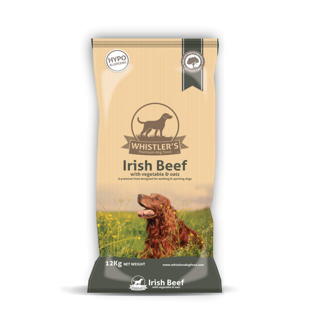 Whistlers Irish Beef Veg Oats Dog Food