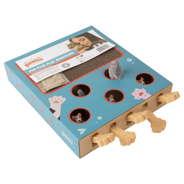 Pawise plus play scratcher for cats.