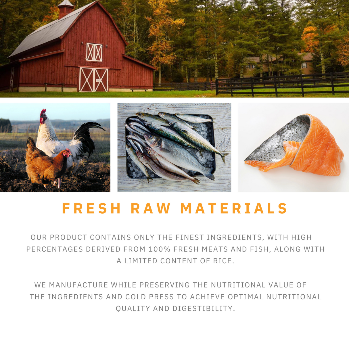 Fresh Raw Materials