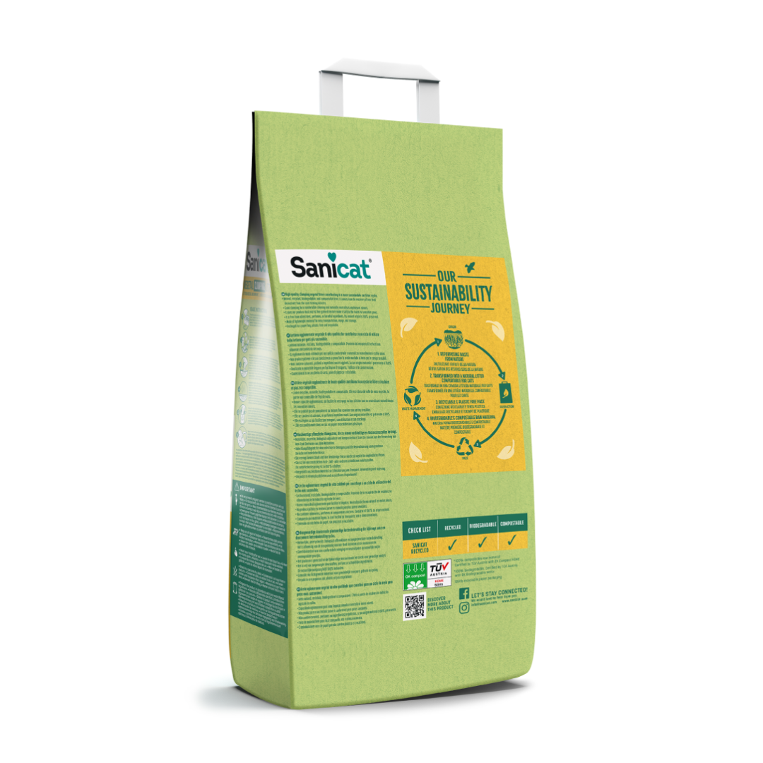 Sanicat Recycled Vegetal Clumping Litter