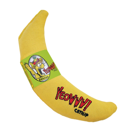 Yeowww! Catnip banana