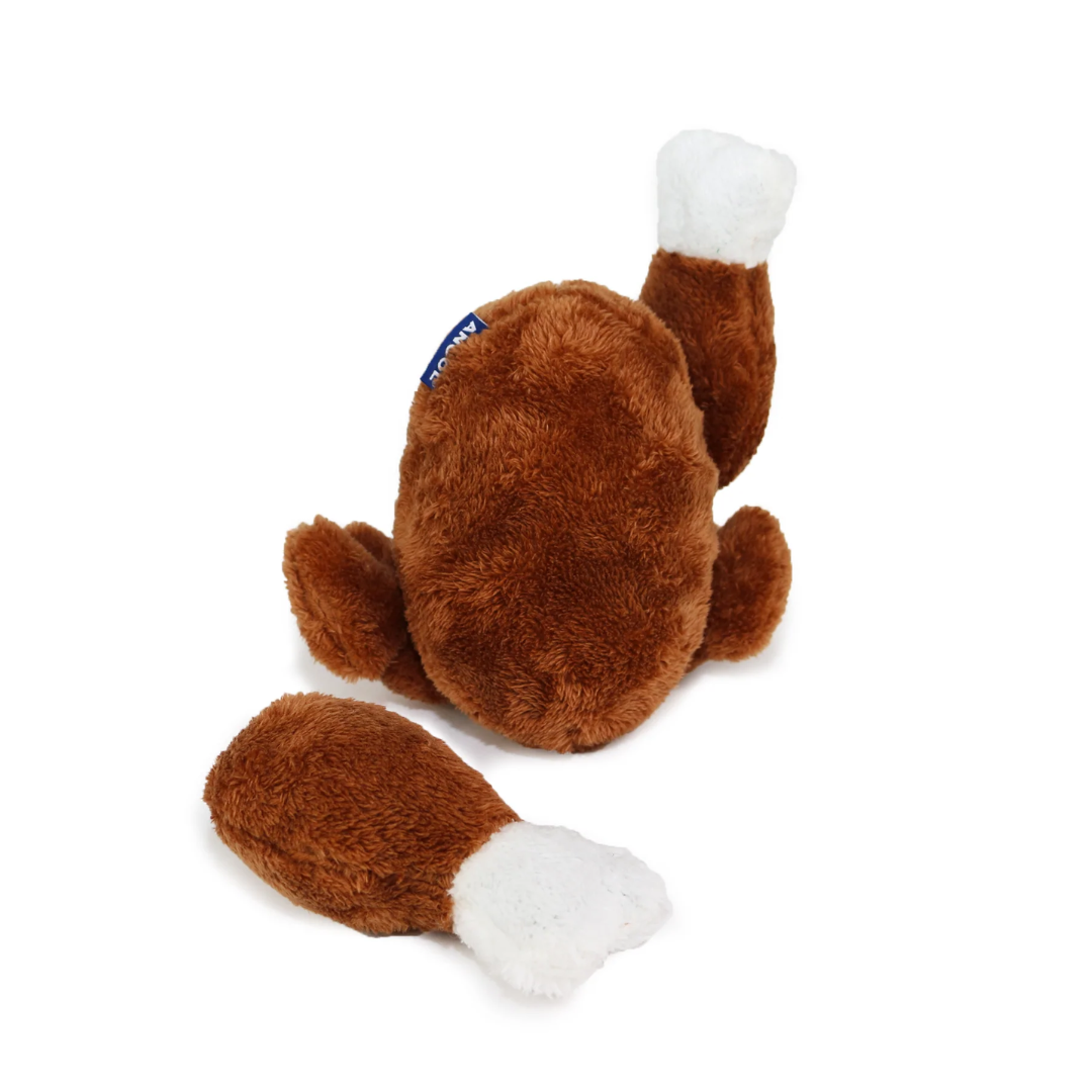 Pull Apart Christmas Turkey Dog Toy