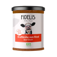 Jar of Fidelis Beef Broth for dogs