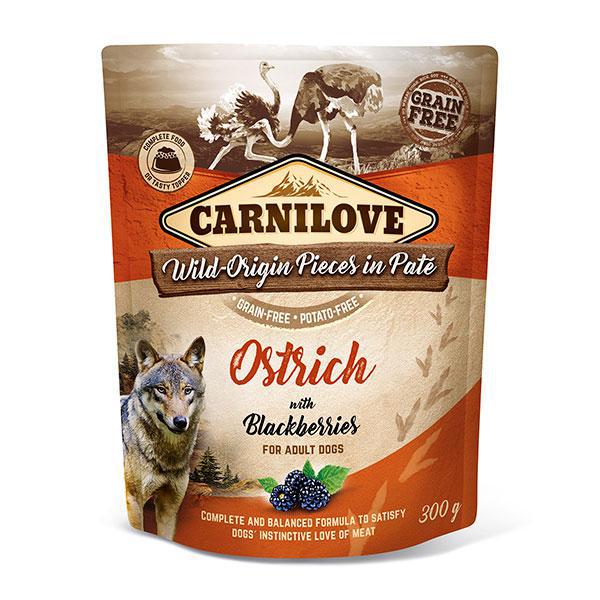 Carnilove Ostrich with Blackberries Pouch Fetch Your Pet Needs