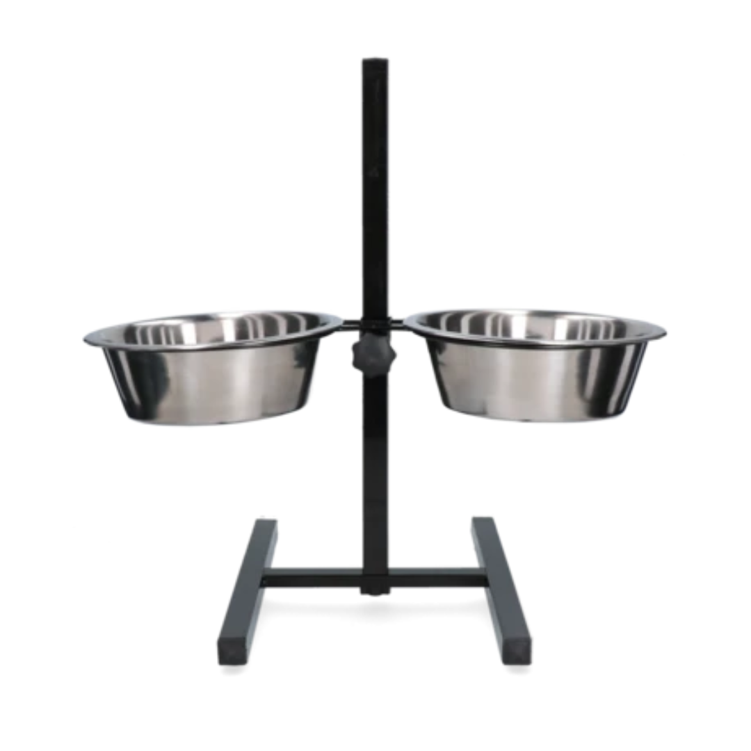 Metal dog cheap food stand