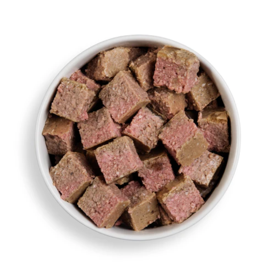 Bowl of chopped Forthglade wet dog food