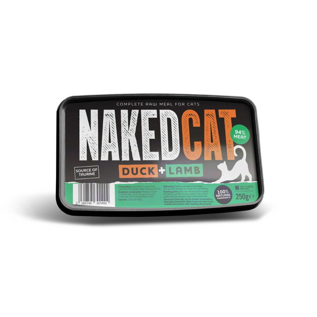 Naked Cat Duck and Lamb Complete raw cat food