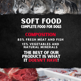 Alpha Spirit Soft Food Complete Food for Dogs.