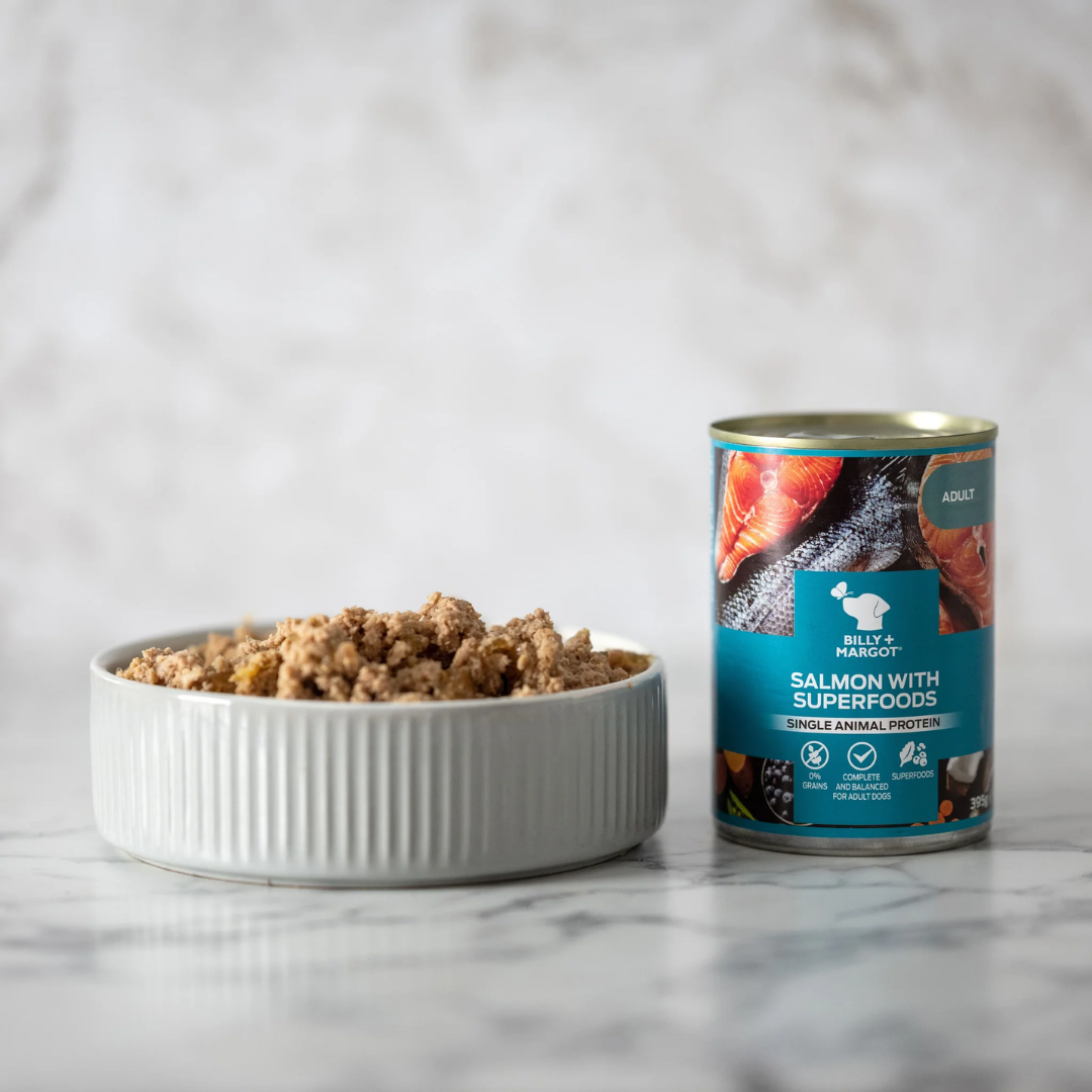 Billy Margot Salmon with Superfoods Tin Fetch Your Pet Needs