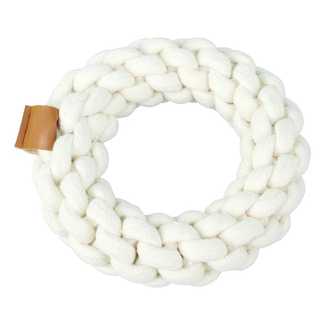 Pawise Fetch & Play Cotton Ring Toy